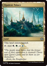 Palácio Opulento / Opulent Palace - Magic: The Gathering - MoxLand